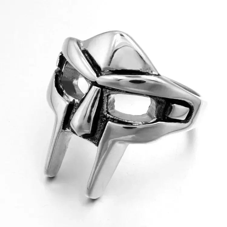 Vintage Mf Doom Mask Gothic Gladiator Ring