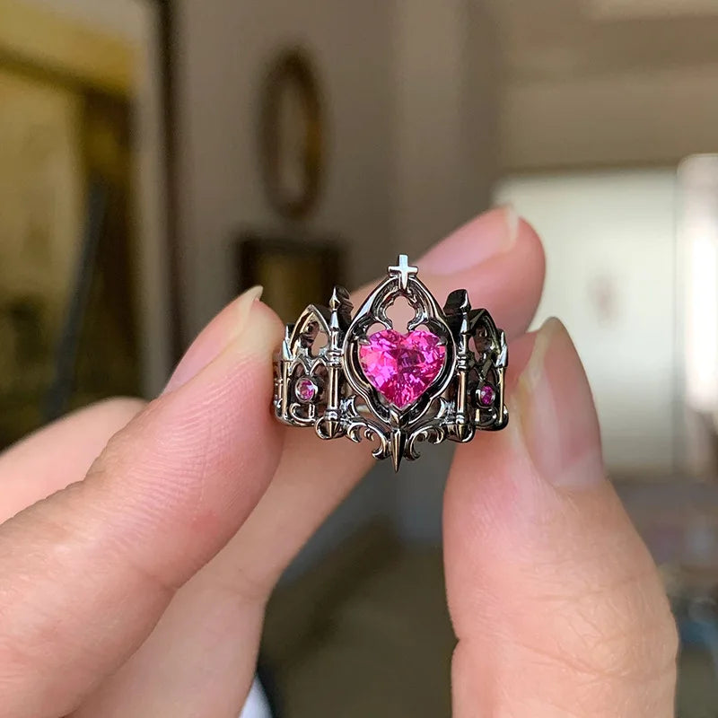 Gothic Irregular Gemstone Ring