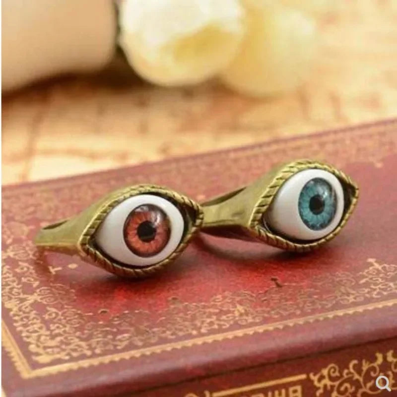 Gothic Eyeball Punk Ring