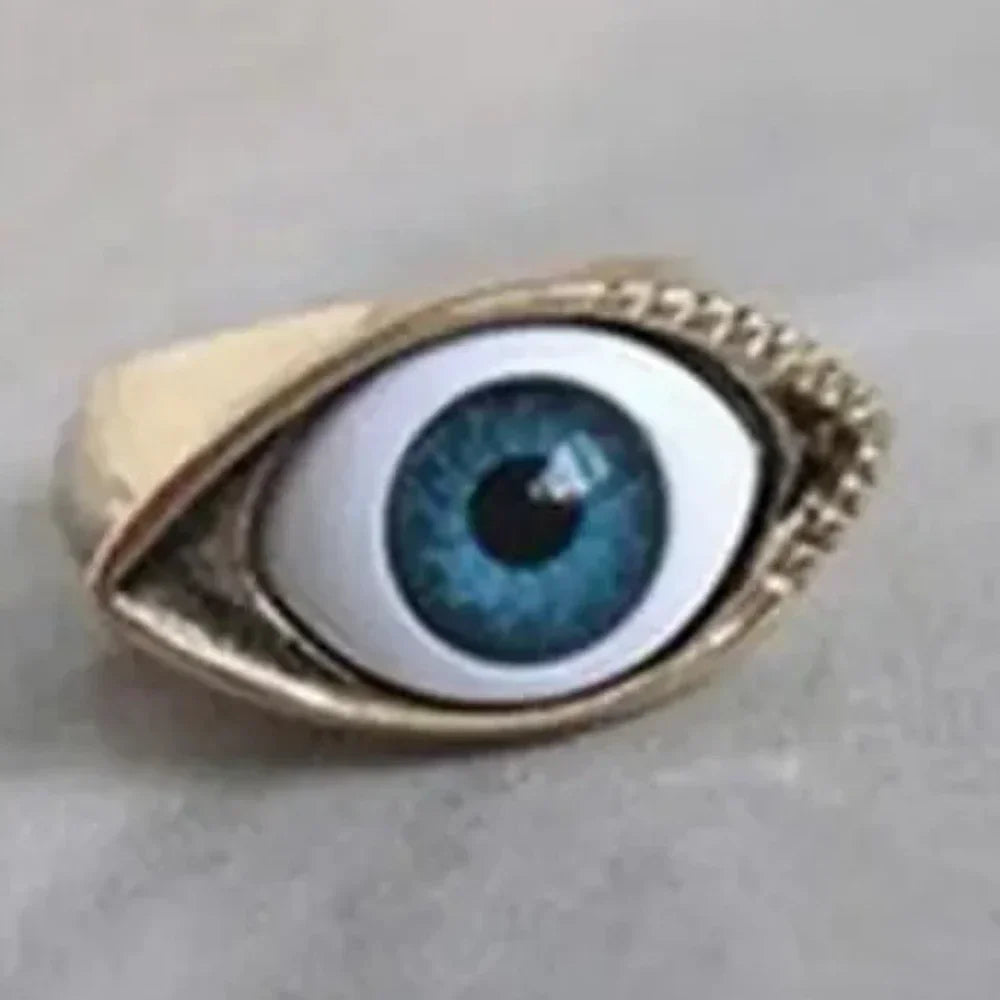 Gothic Eyeball Punk Ring