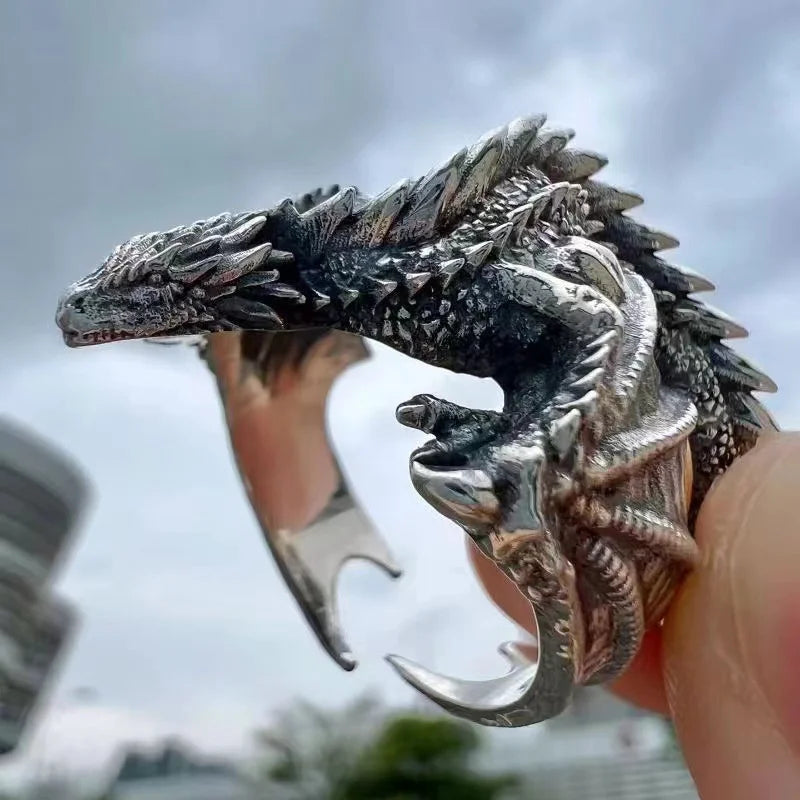 Dragon Pterosaur Wings Gothic Ring