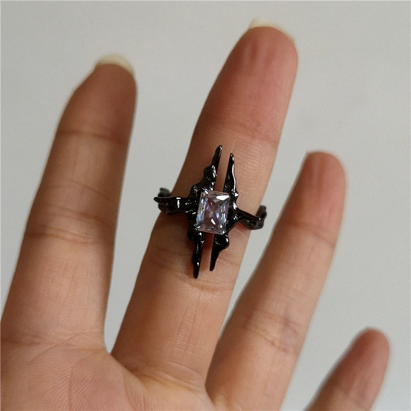 Vintage Dragon Bat Gothic Ring