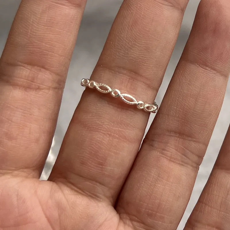Y2K Crystal Heart Gothic Ring