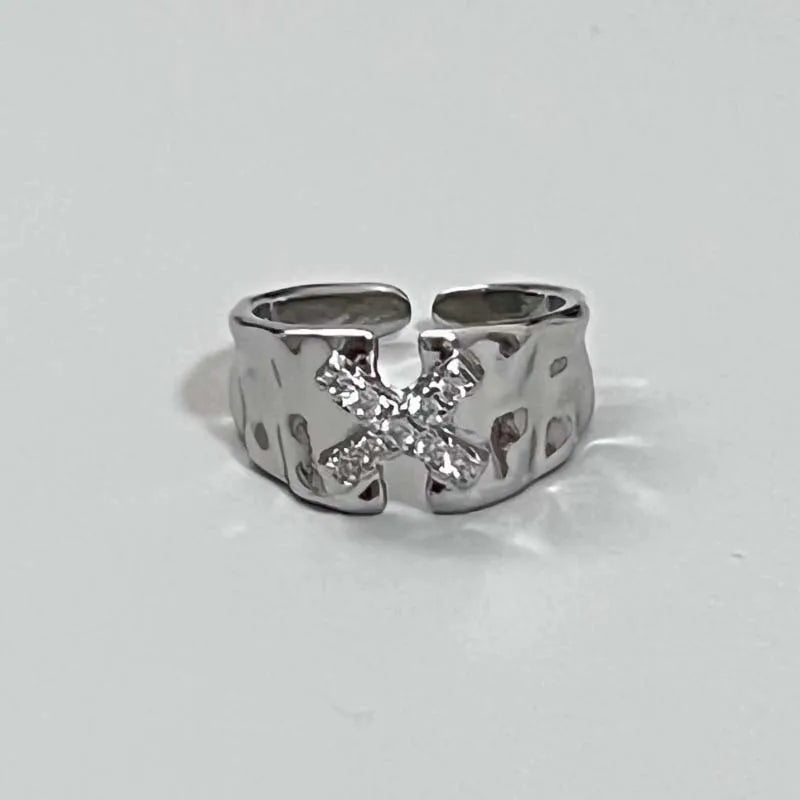 Unisex Retro Wings Skull Gothic Ring