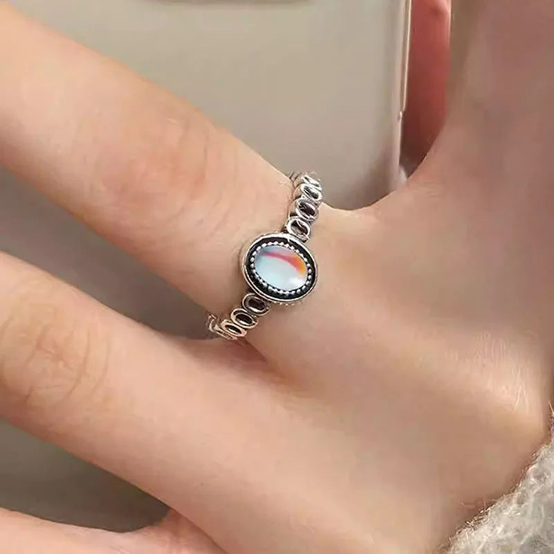 Vintage Gothic Zircon Cross Ring