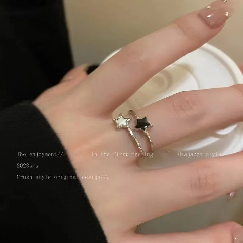 Gothic Thorny Rose Couple Ring