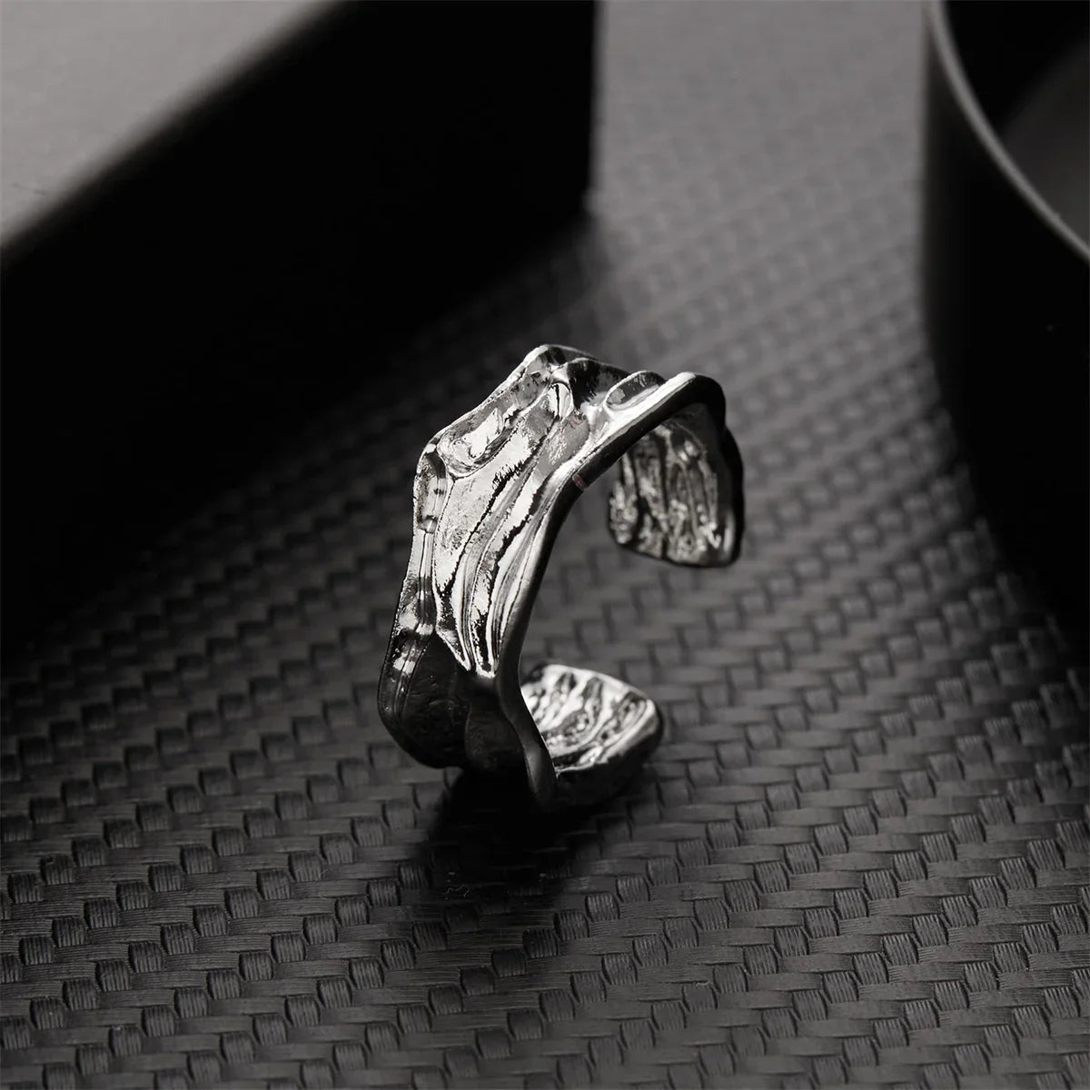 Fashion Silver Minimalist Gothic Ring