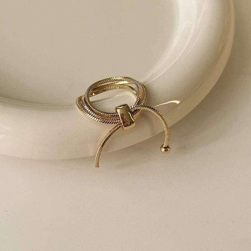 Snake Bone Gothic Ring