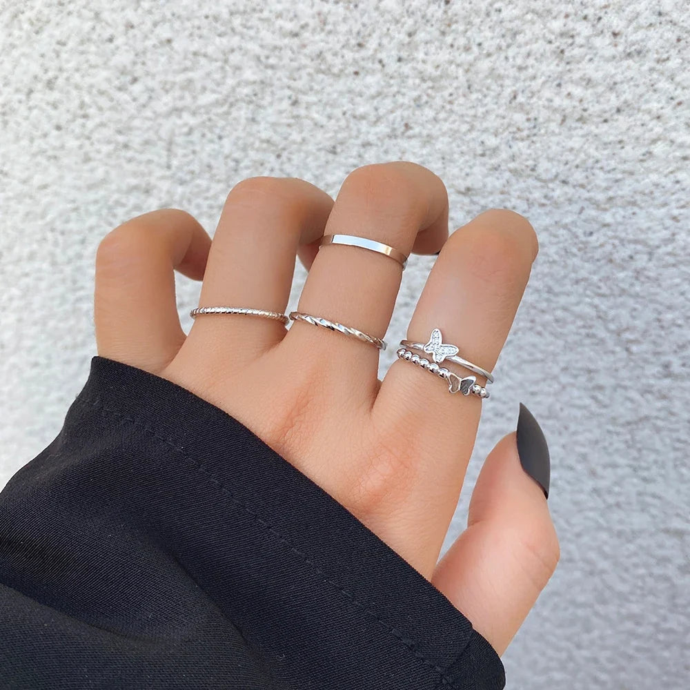 Fashion Simple Gothic Cross Punk Ring