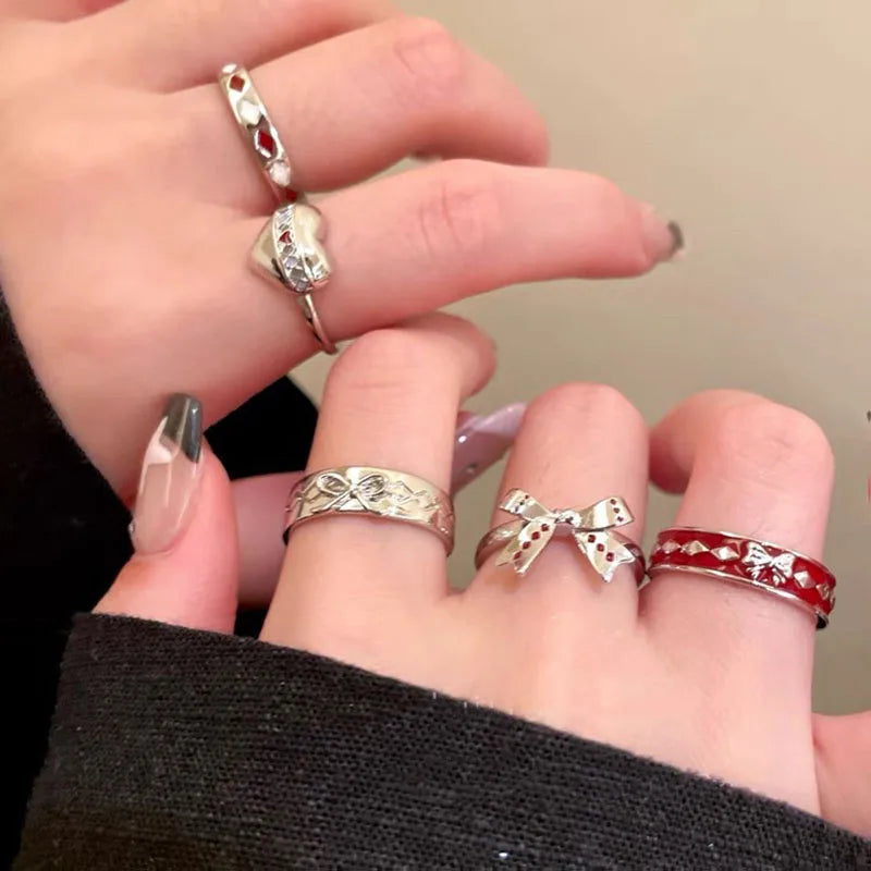 Heart Shaped Gothic Ring