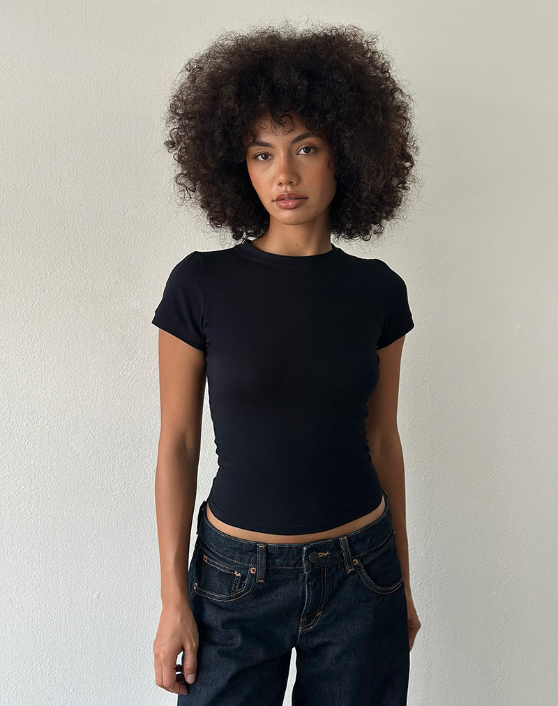 Sutin Tee in Black