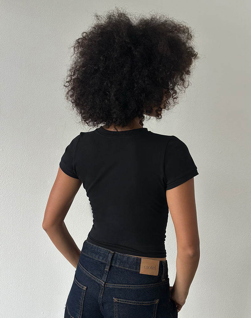 Sutin Tee in Black