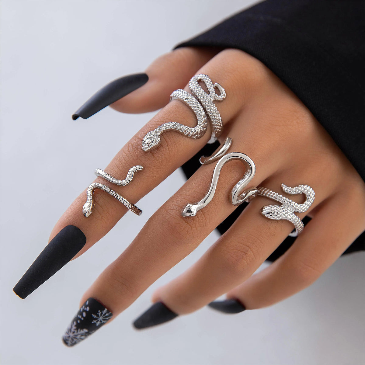 Simple Stainless Steel Gothic Ring