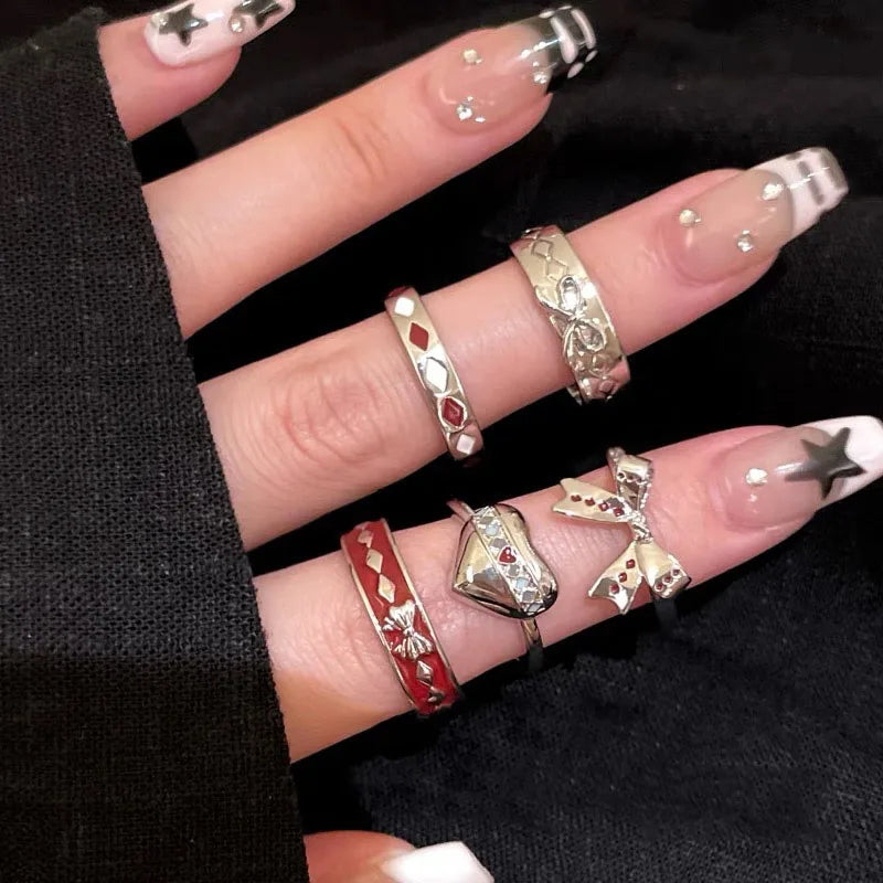 Heart Shaped Gothic Ring
