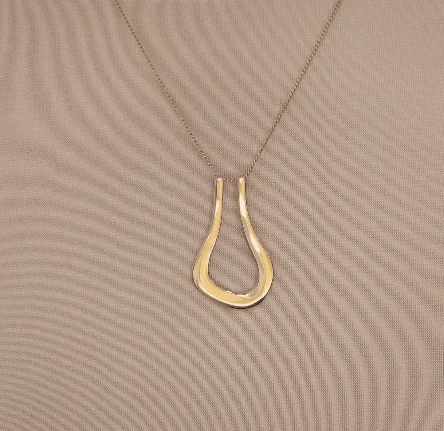 925 Sterling Silver Safina Ring Keeper Necklace