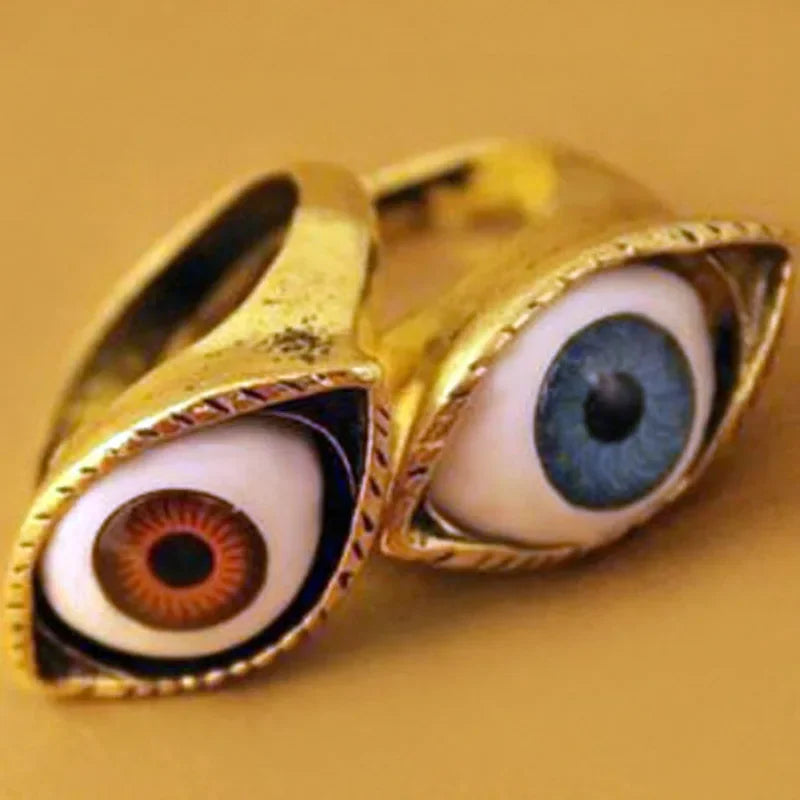 Gothic Eyeball Punk Ring