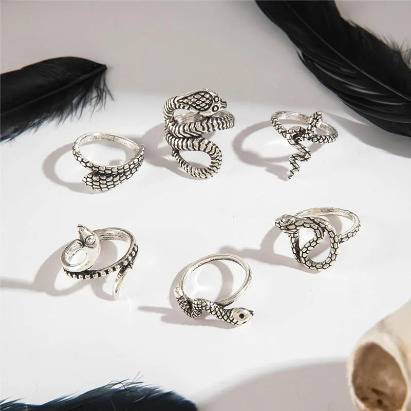 Punk Skeleton Spider Gothic Ring