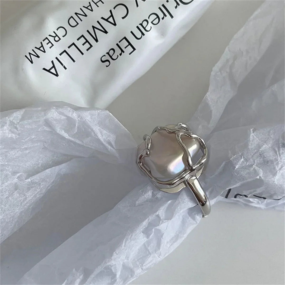 Fashion Silver Minimalist Gothic Ring