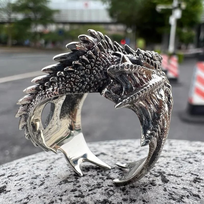 Dragon Pterosaur Wings Gothic Ring