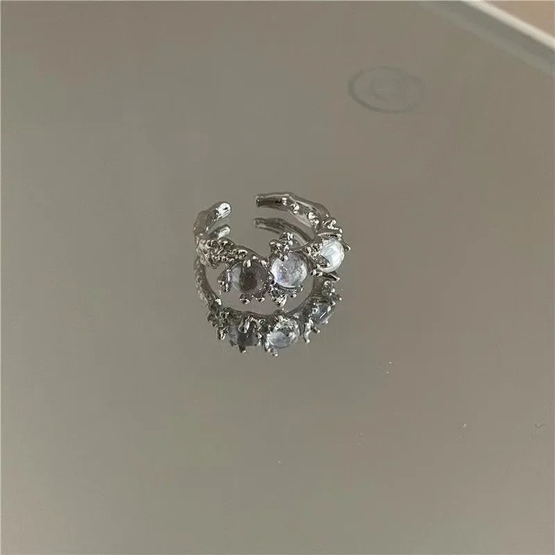 Irregular Cross Star Gothic Ring