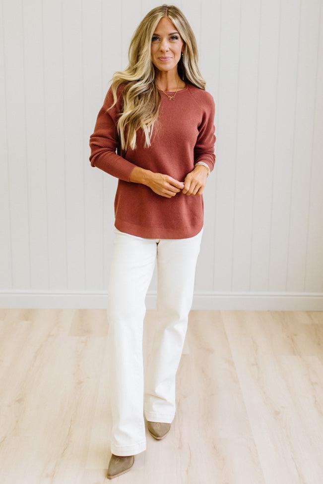 Sophie Mini Waffle Sweater