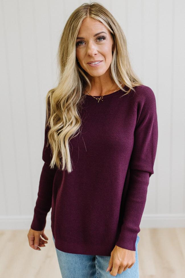 Sophie Mini Waffle Sweater