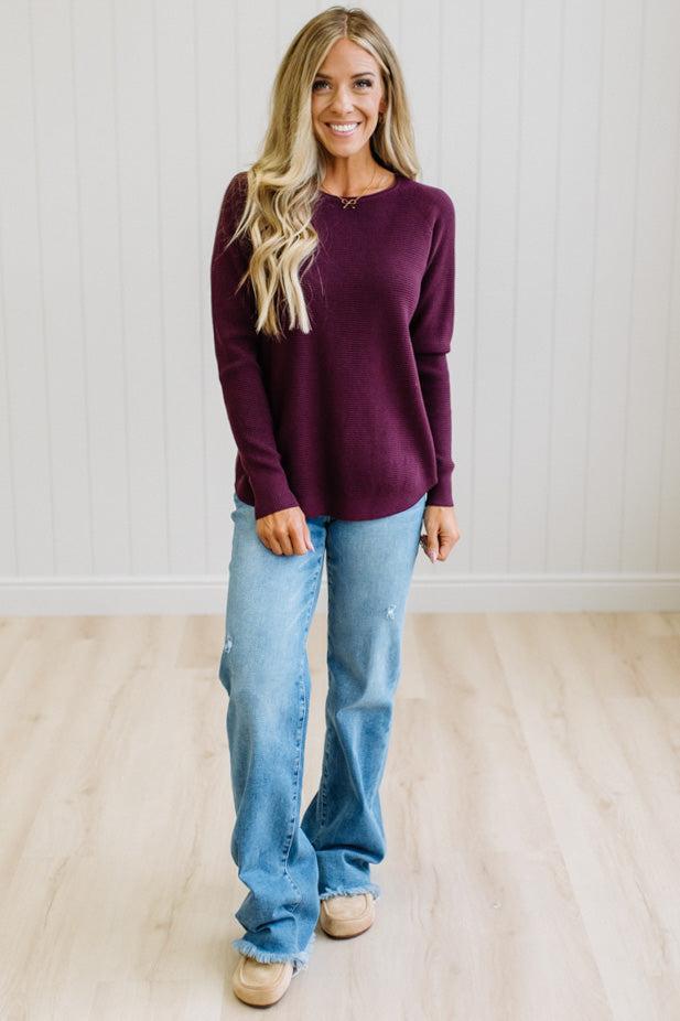 Sophie Mini Waffle Sweater