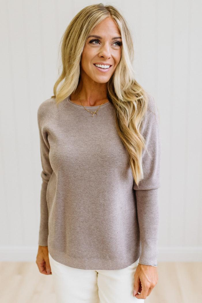 Sophie Mini Waffle Sweater