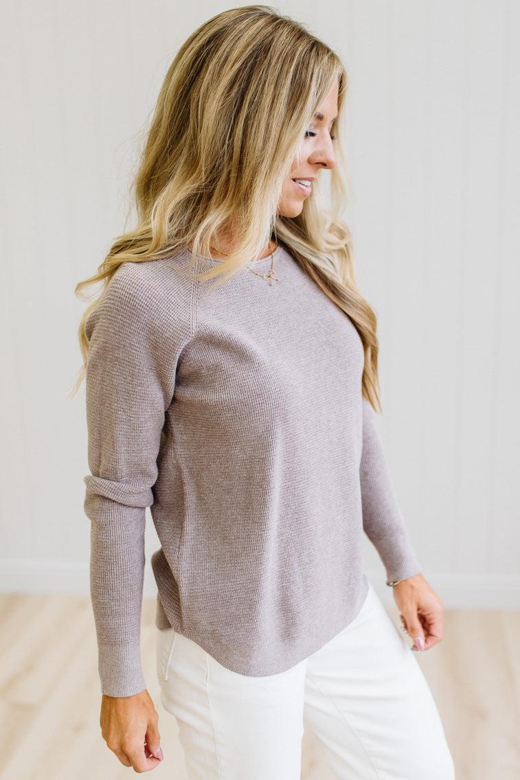 Sophie Mini Waffle Sweater