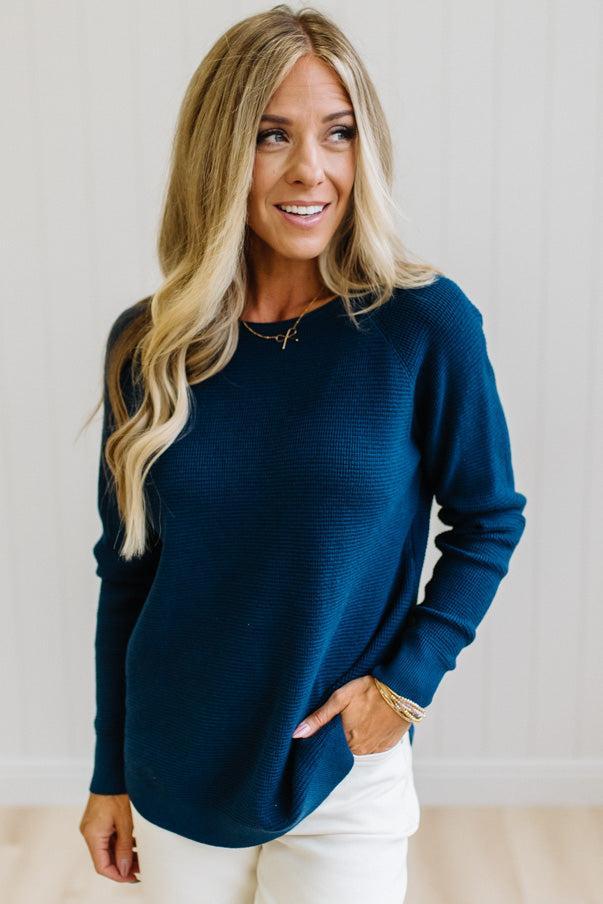Sophie Mini Waffle Sweater