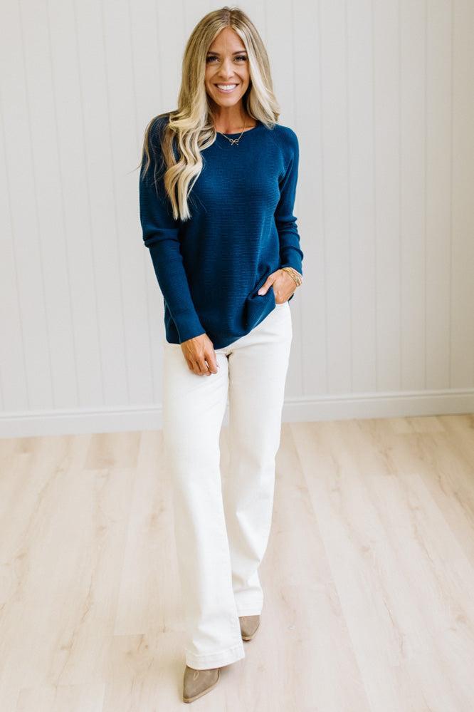 Sophie Mini Waffle Sweater