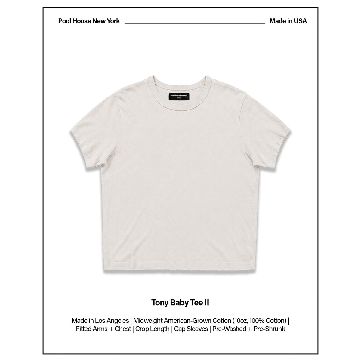 Tony Baby Tee II | Mens - Natural Cream