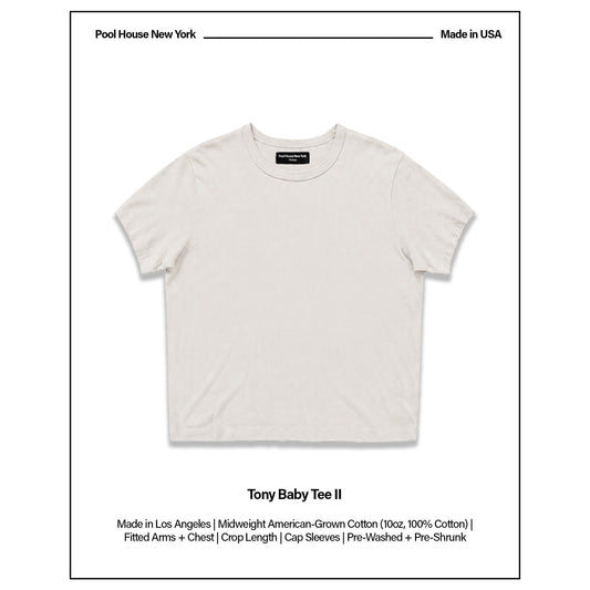 Tony Baby Tee II | Mens - Natural Cream