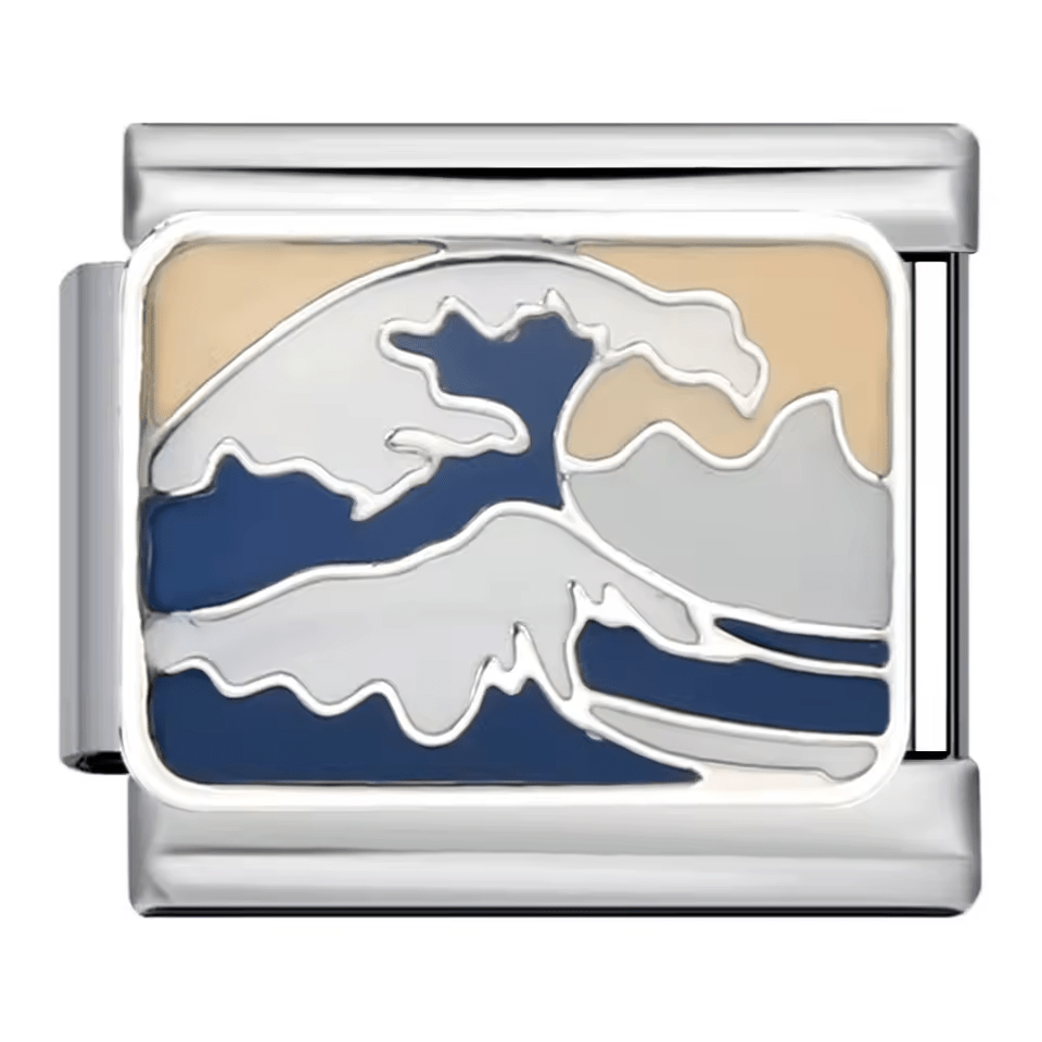 Ocean Waves Charm