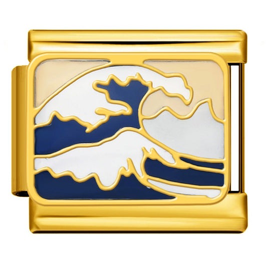Ocean Waves Charm
