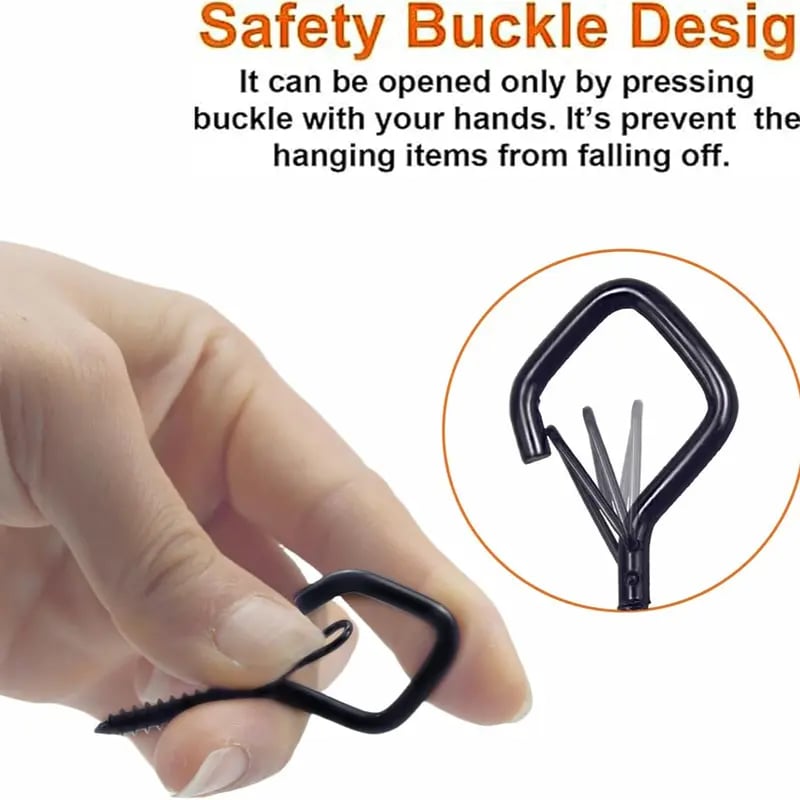 🔥LAST DAY 49% OFF - 🛠️Windproof & Rust-Resistant🔧Safety Screw Durable Metal Ceiling Hook