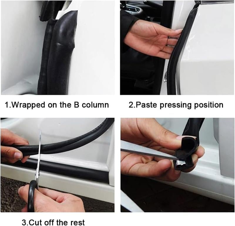 🚗🔇 49% OFF Today | Car Door Seal Strip (2PCS) – Block Noise, Stop Drafts & Upgrade Driving Comfort