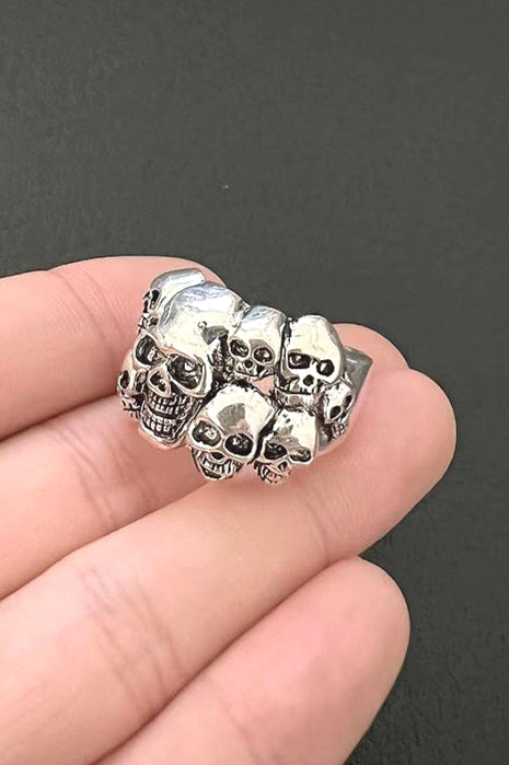 Retro Street Gothic Skull Ring