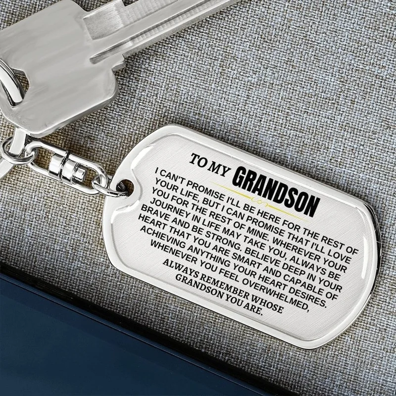 💖Keepsake for Granddaughter Keychain