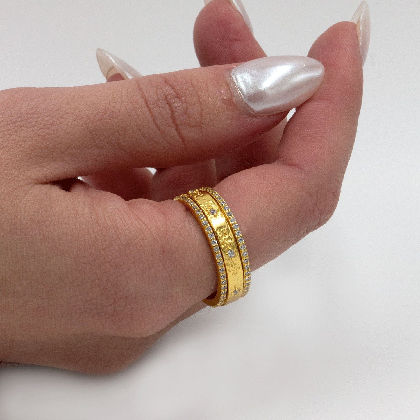 Allegra Worry Ring - 18K Gold Vermeil