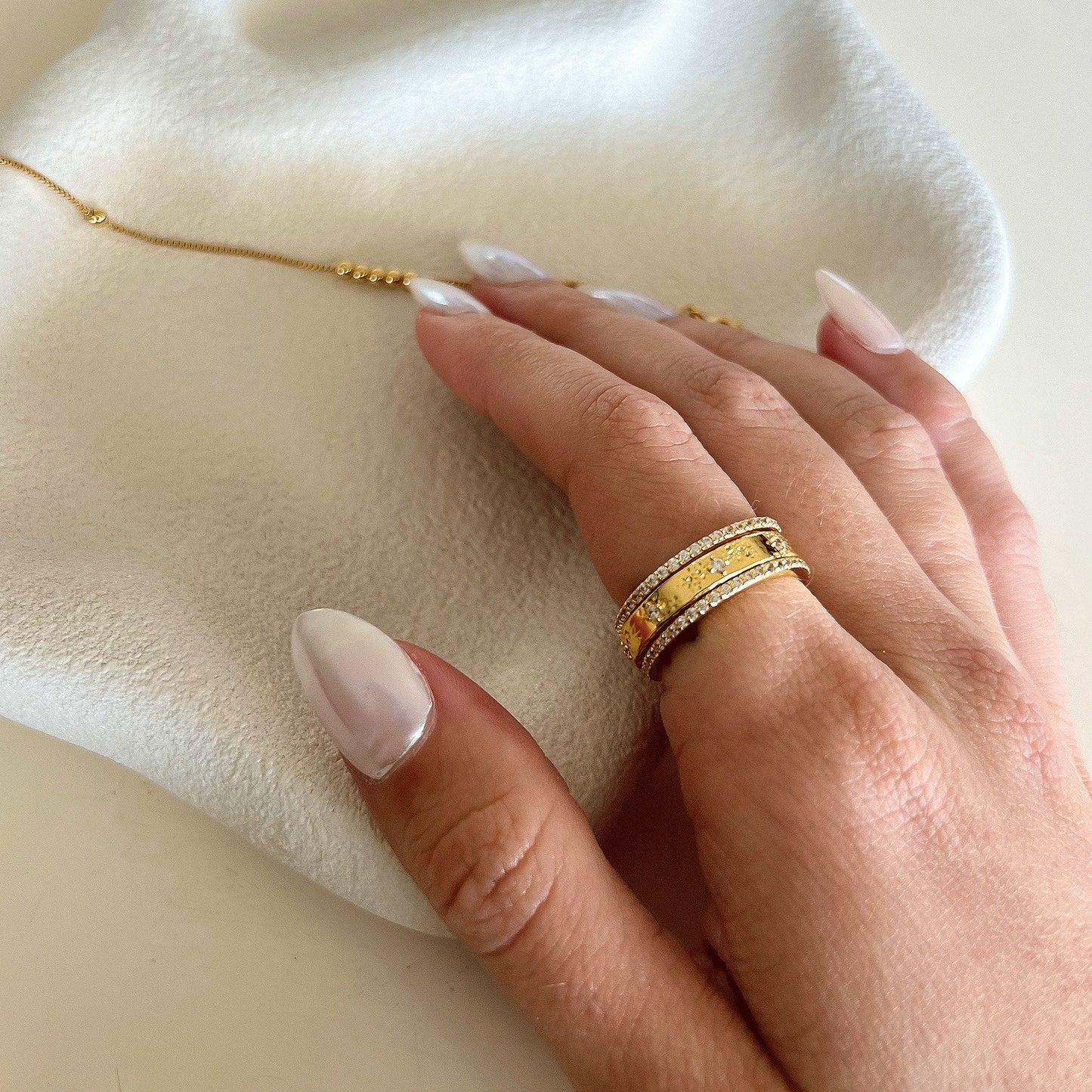 Allegra Worry Ring - 18K Gold Vermeil