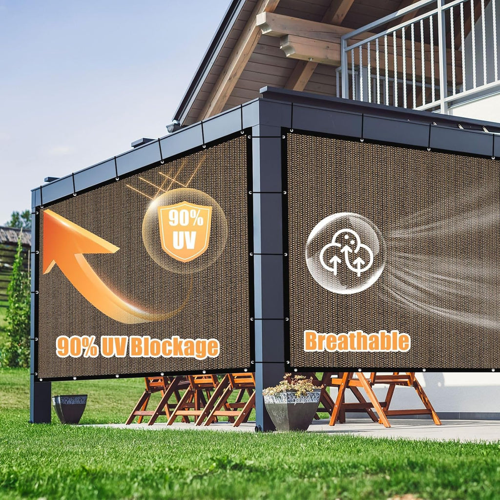 Outdoor Shade Cloth for Patio, Garden & Pergola – Breathable Sun Shade Solution