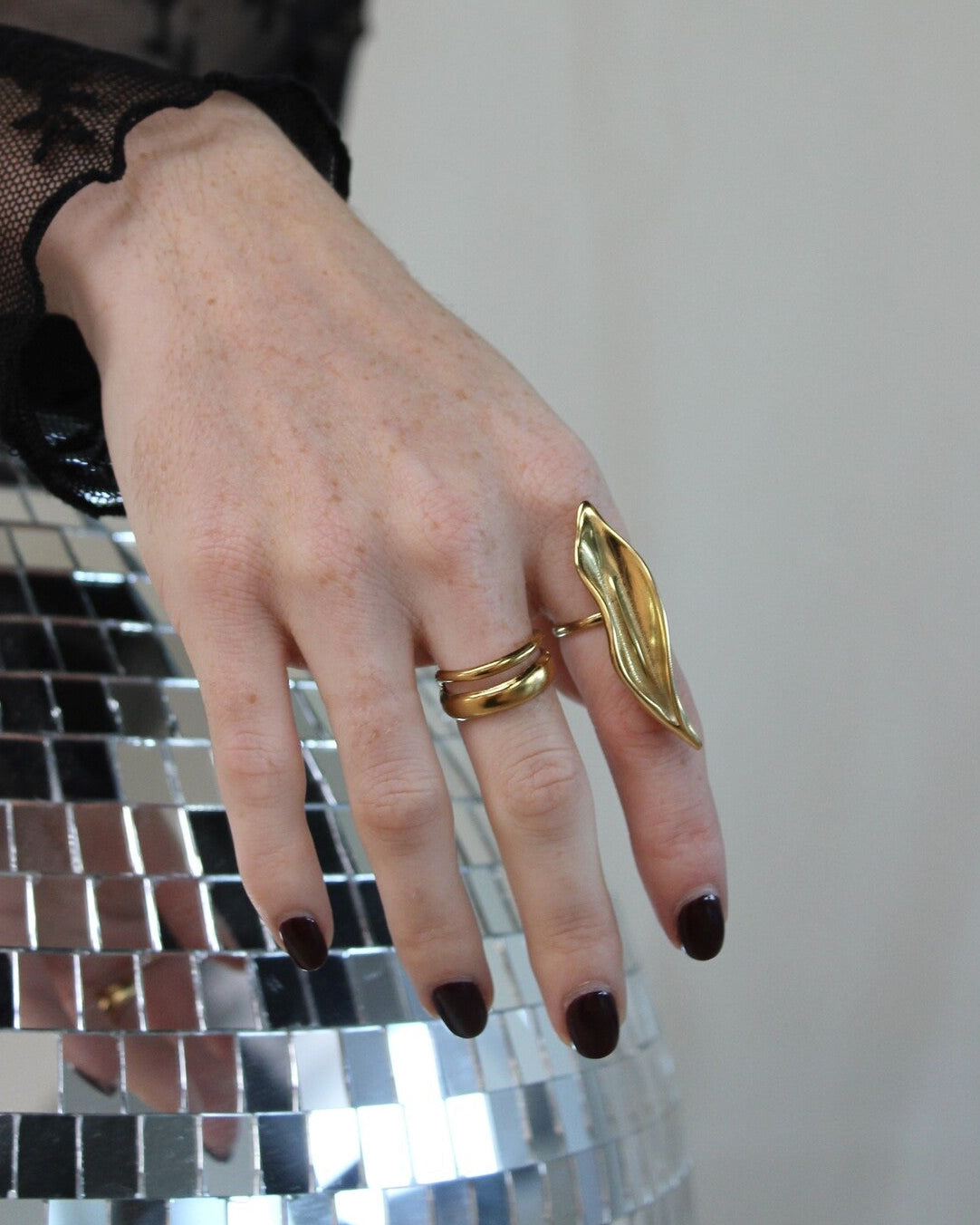 Bailey - Ring - Stainless Steel - Adjustable