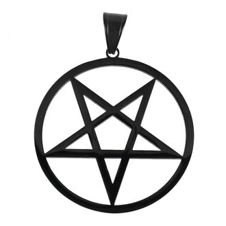 ETNOX collar - Plain Pentagram - upside down