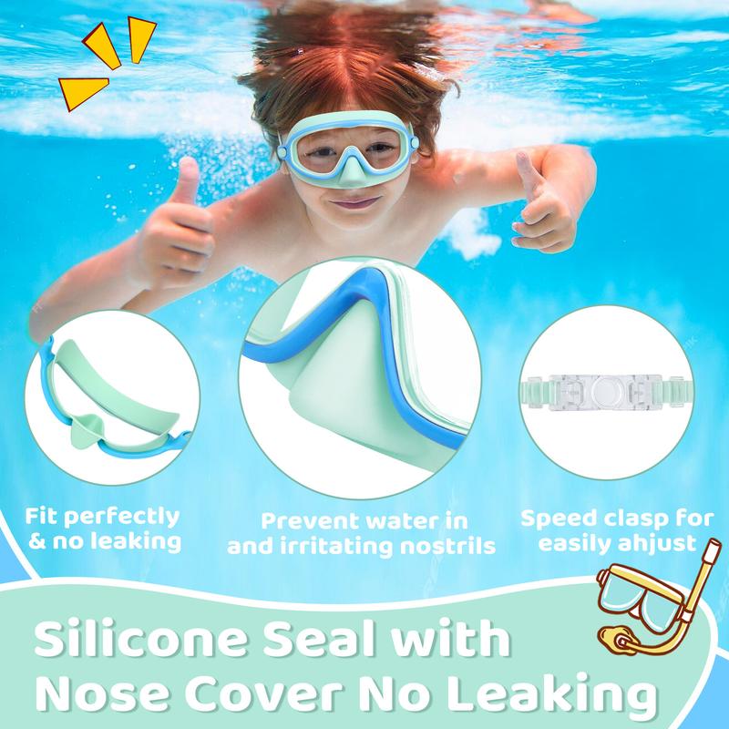 🏊‍♀️Last Day Buy 1 Get 1 Free🏊‍♀️-HD children's large frame waterproof and anti-fog swimming goggles🏊‍♀️