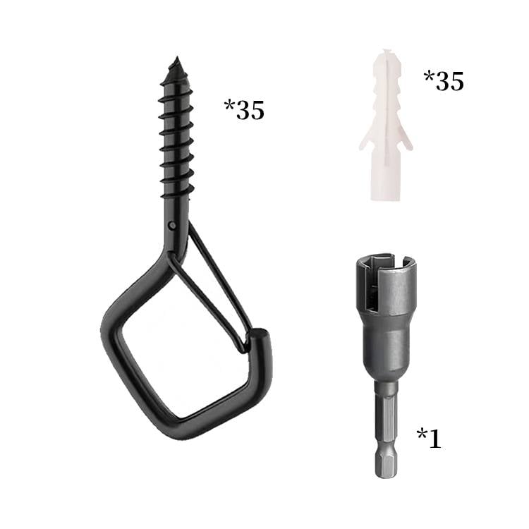 🔥LAST DAY 49% OFF - 🛠️Windproof & Rust-Resistant🔧Safety Screw Durable Metal Ceiling Hook