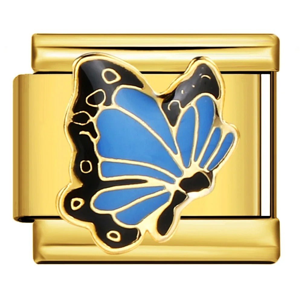 Blue Butterfly Charm