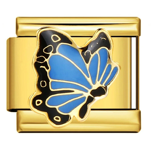Blue Butterfly Charm