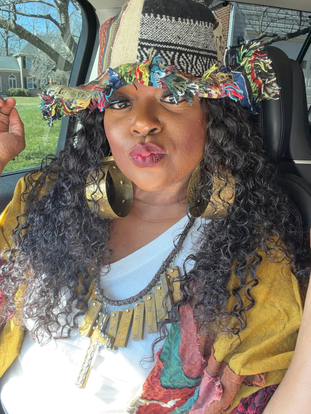 🔥Last Day 50% OFF - 🎩🍄Frayed Patchwork Bucket Hat(✨Shapeable Brim One-of-a-Kind Style)