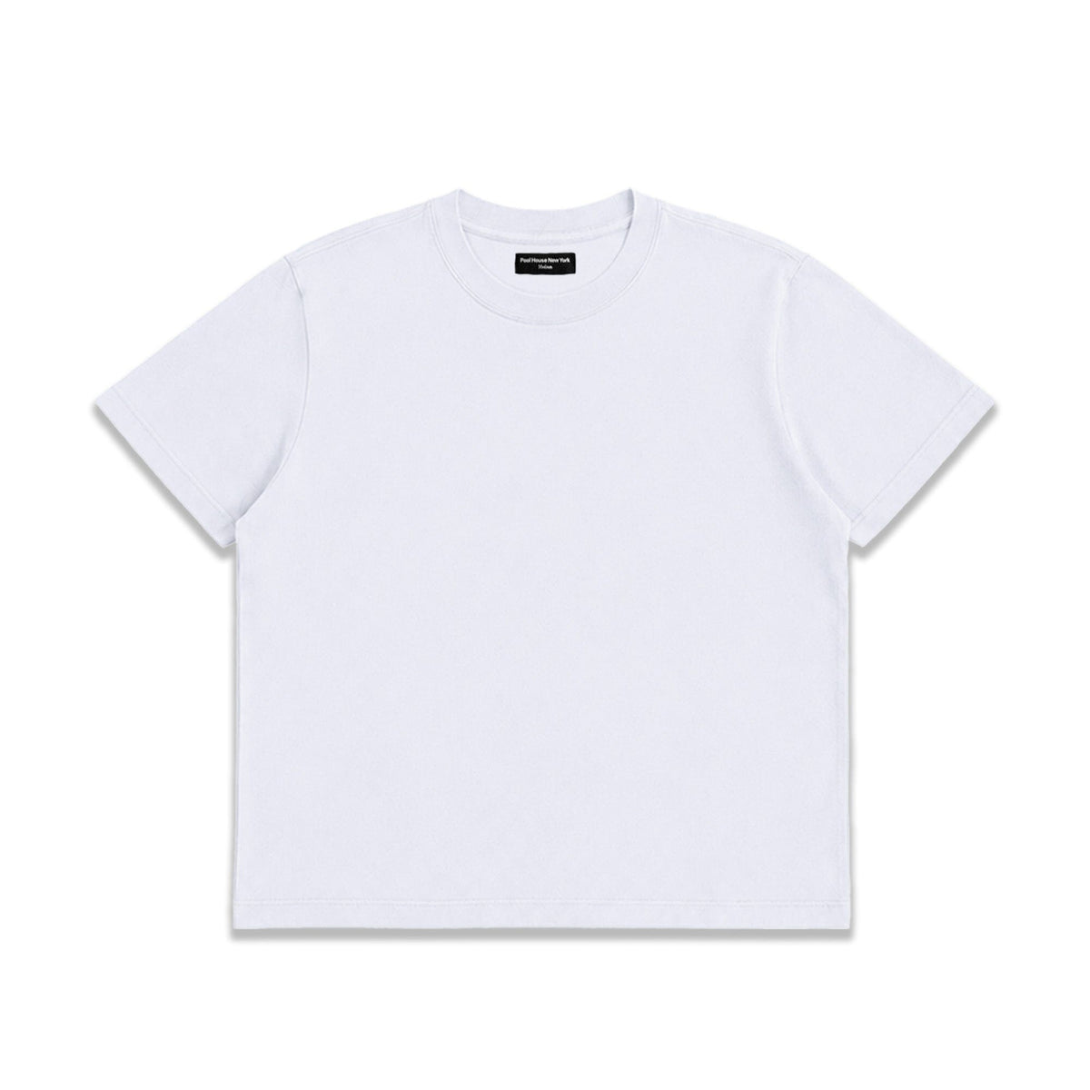 Silverlake Crop Tee III | Boxy, Relaxed Fit - Classic White